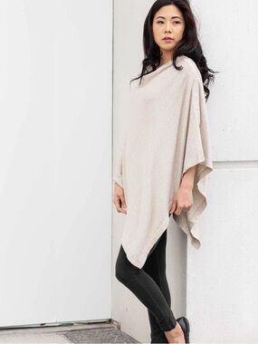 Zestt Organic Cotton Travel Poncho Peach OS